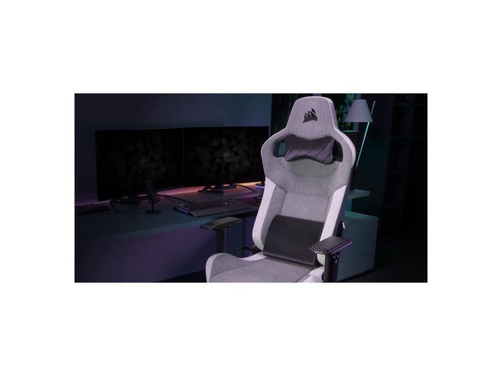 Corsair T3 Rush Gaming Chair (Fabric Grey/Charcoal)