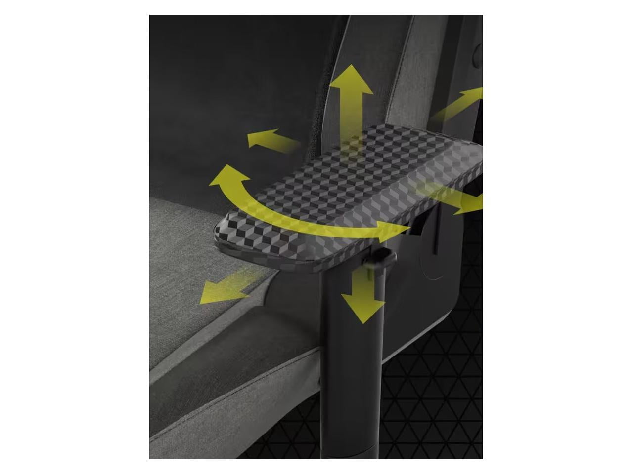 Corsair T3 Rush Gaming Chair (Fabric Grey/Charcoal)