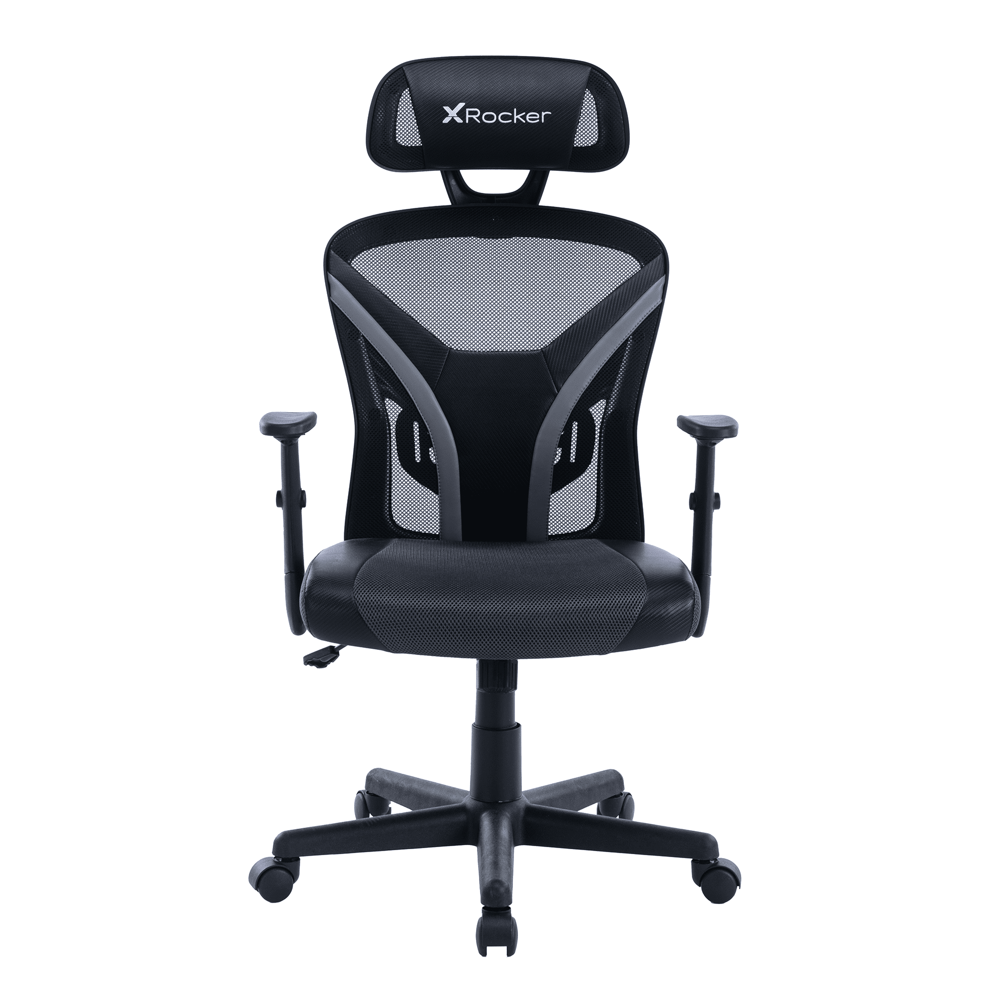 X Rocker Voyage Mesh Gaming Chair, Black, 24.8 x 25 x 41.92-45.66