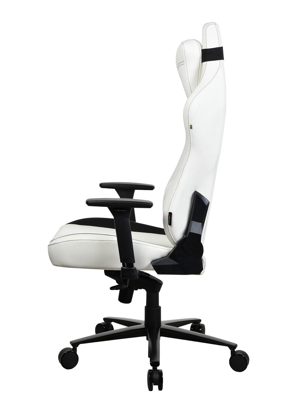 Arozzi Vernazza XL Soft PU Leather Ergonomic Office and Gaming Chair with High Backrest Recliner Swivel Tilt Rocker Adjustable Height and Adjustable Lumbar and Neck Support - White